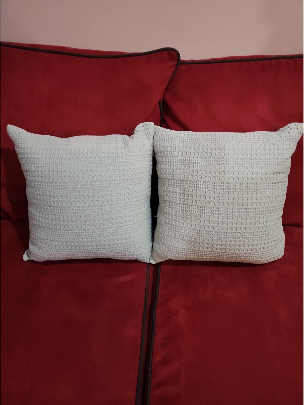 Cocoploceus Throw Pillows Set Of 2 Super Soft 17x17. Green 100% Cotton